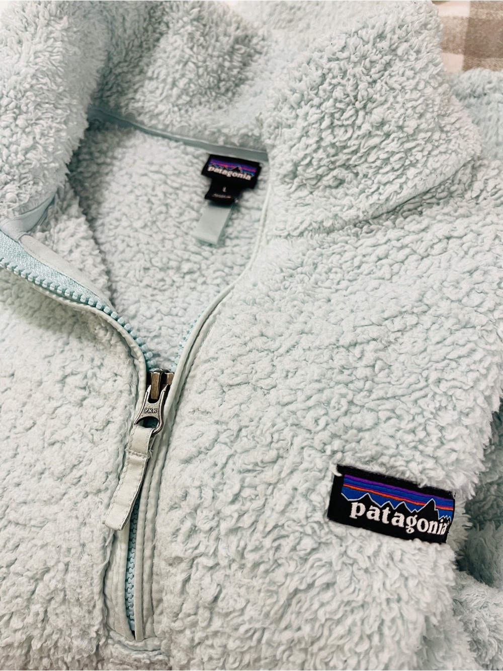 Patagonia Sherpa Fleece Jacket in Light Mint